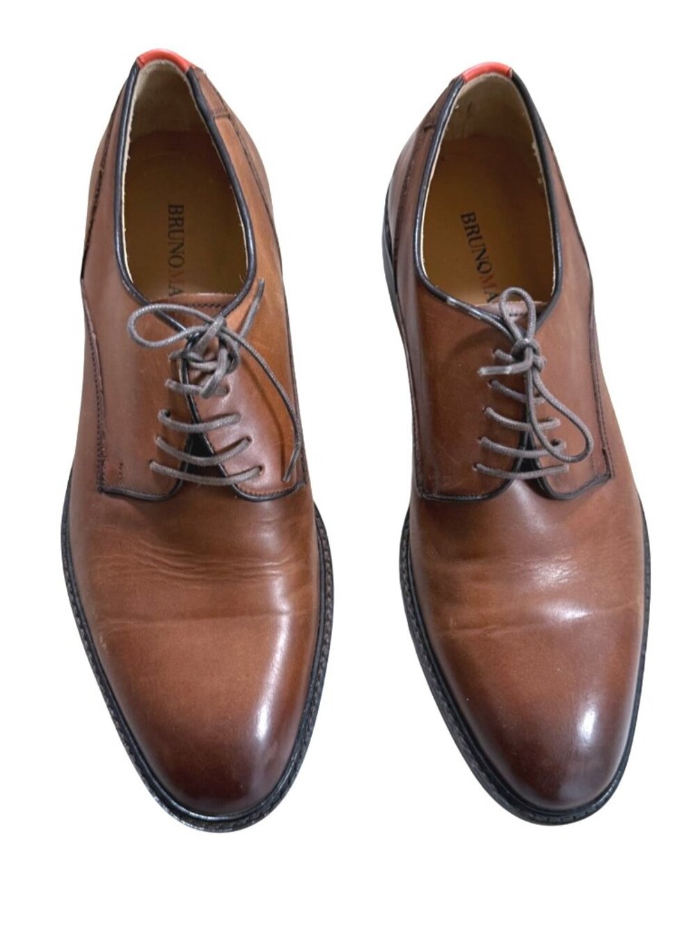 Bruno Magli Men's Dress Shoes 255 US 7.5 Formal Professional Leather Salerno